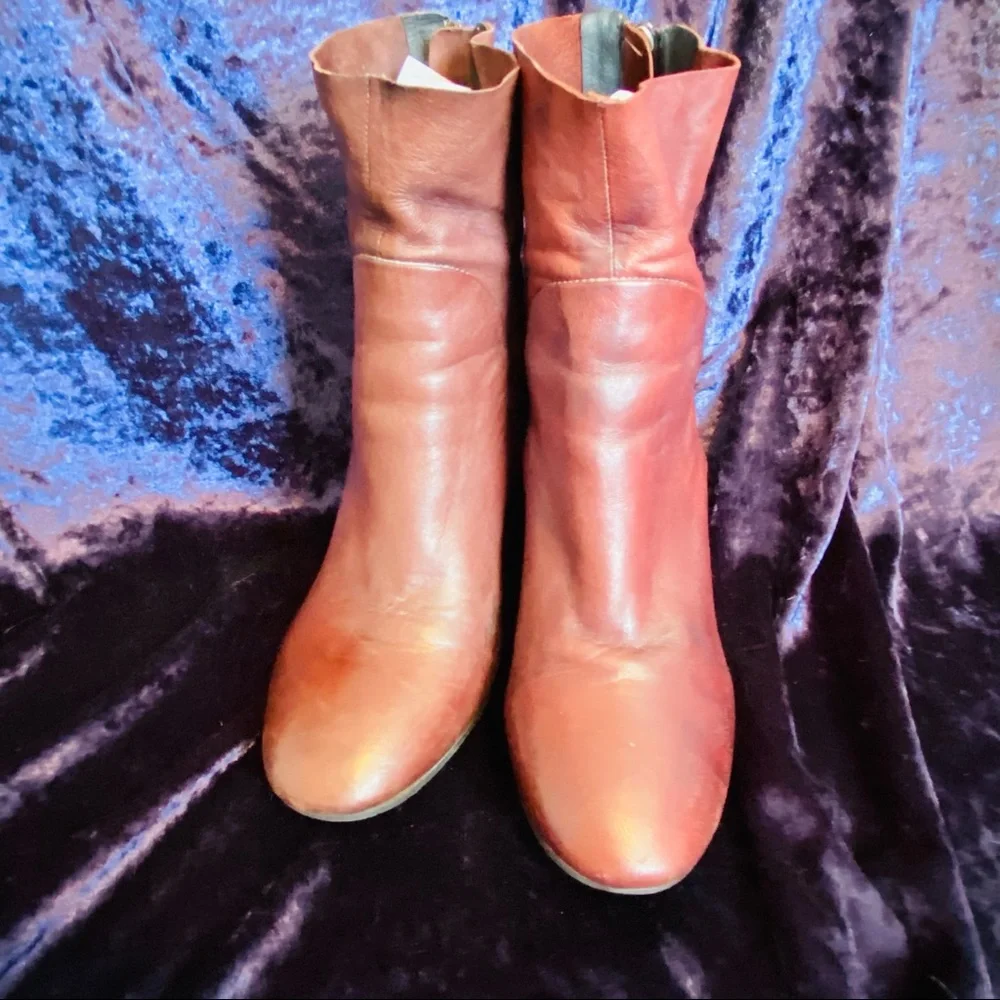 JO MERCER Brown Leather Boots Size 41 (Size 10 Aus) - Picture 8 of 15
